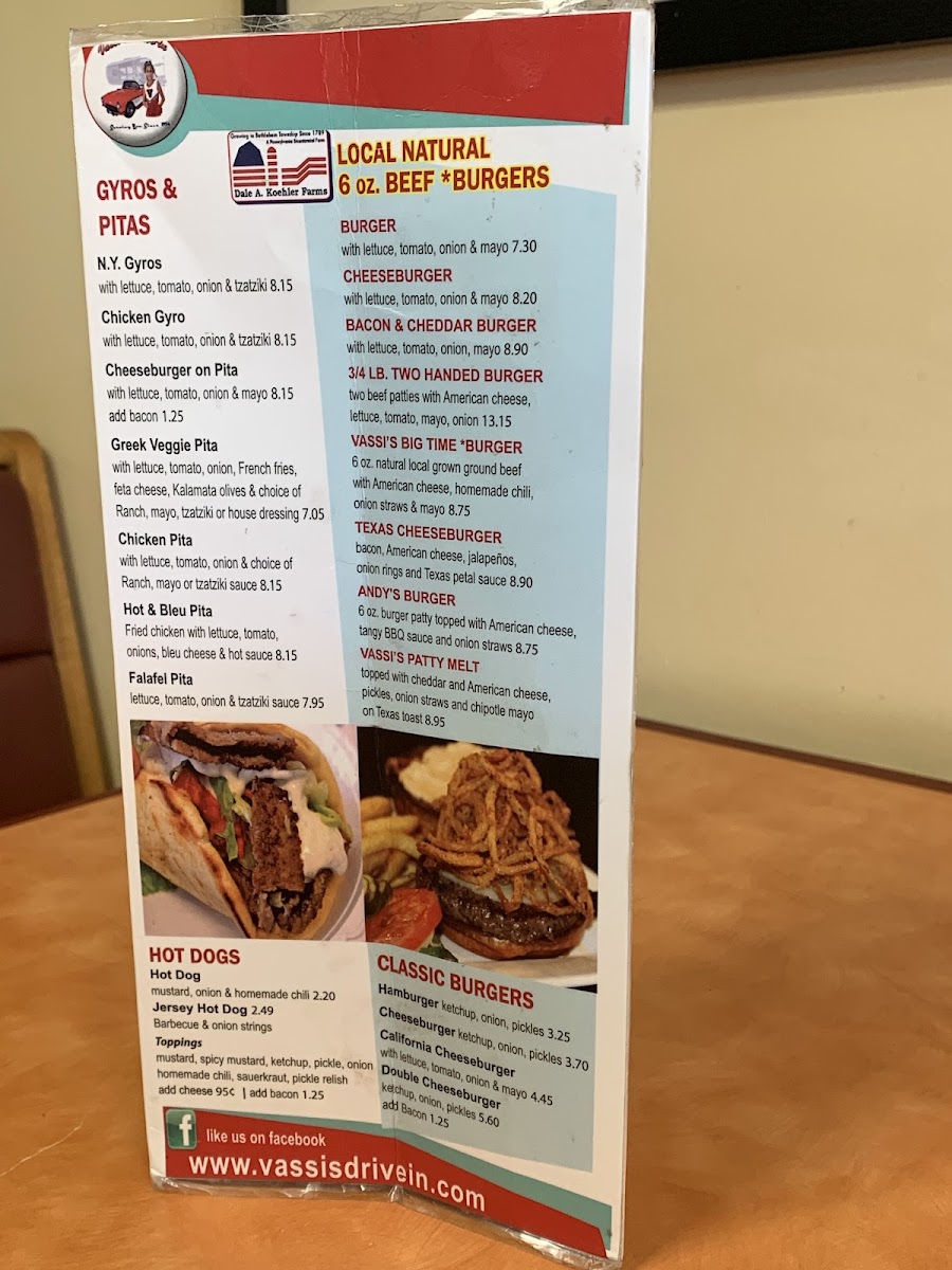 Vassi's Drive-In Menu - Image 3